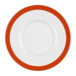 6 X Seltmann Untertasse 1 15,5 Cm, Form: Vitalis, Dekor: 34290 Dunkelgelb-rot -Besteckladen 005890a7 5061 4553 95f5 f735e359c3e1 1