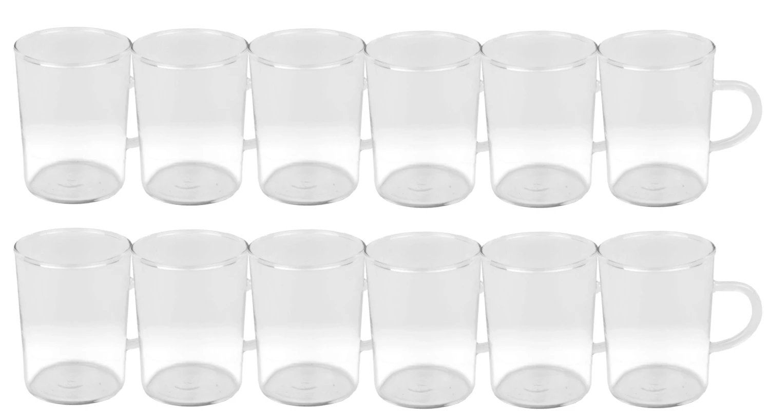 6er Set Teeglas Ceylon 220ml - Klassische Teetasse Aus Hitzebeständigem Glas Mit Henkel 4 6er Set Teeglas Ceylon 220ml - Klassische Teetasse Aus Hitzebeständigem Glas Mit Henkel – Bild 4