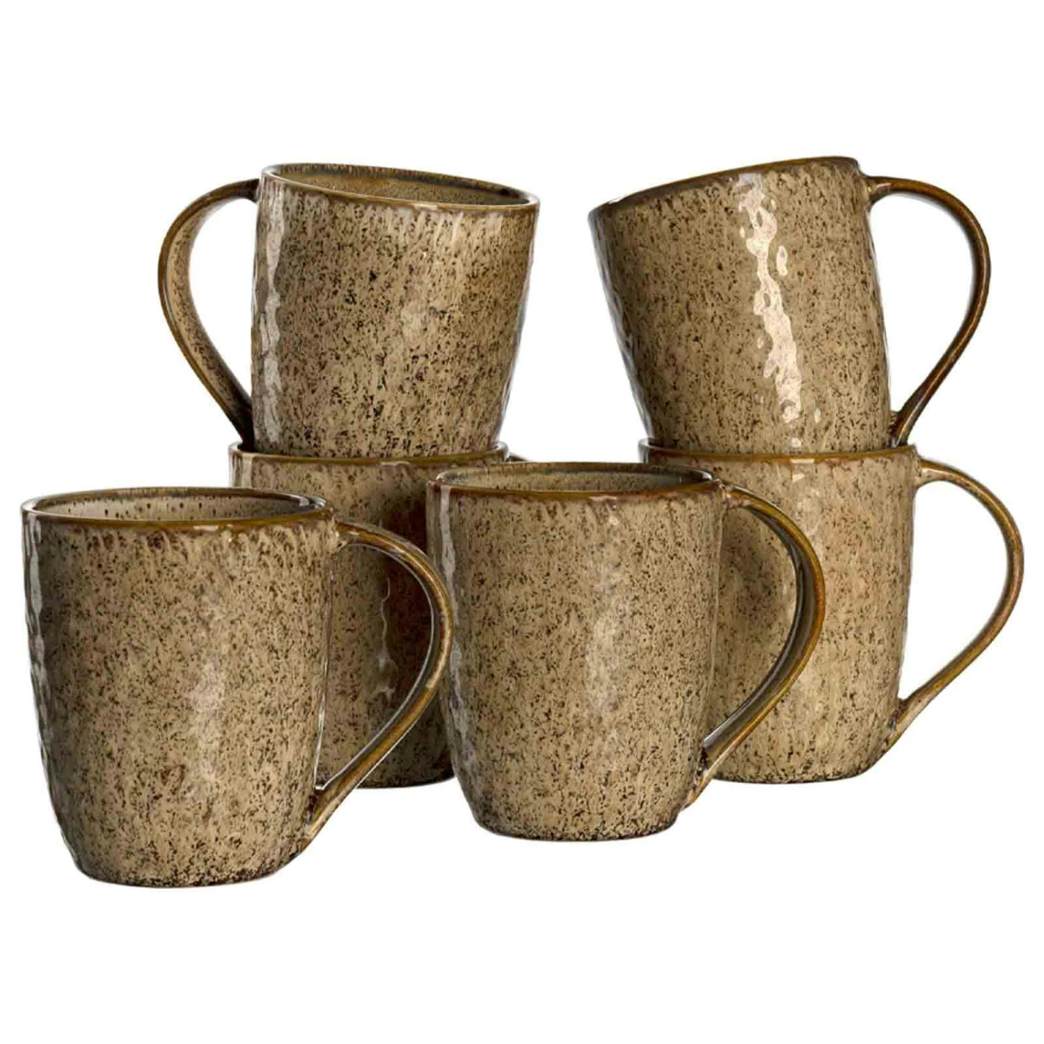 Leonardo MATERA Keramikbecher 430 Ml Beige 6er Set 1 Leonardo MATERA Keramikbecher 430 Ml Beige 6er Set