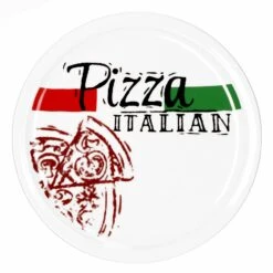 2er Set Pizzateller 1x Hot & Tasty + 1x Pizza Italian 28cm -Besteckladen 126362bc a391 4a18 a06f 3482e36019c4