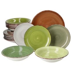 18-teiliges Tellerset Malaga Snaily Für 6 Personen Im Farbenfrohen Stil -Besteckladen 155cb5b0 9549 4f4b ada2 30d3ec713027 2