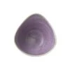 Stonecast Dreieckige Schüssel Lavender ø23,5cm Lila (12 Stück) Von CHEFGASTRO