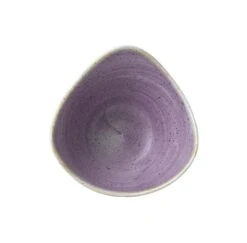 Stonecast Dreieckige Schüssel Lavender ø23,5cm Lila (12 Stück) Von CHEFGASTRO