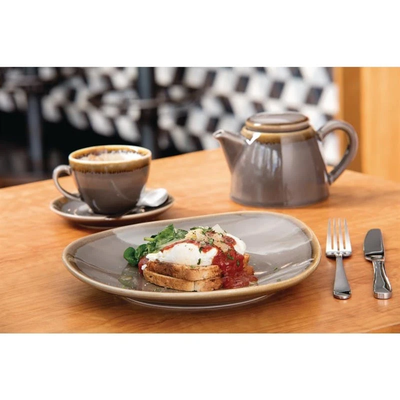 Olympia Kiln Cappuccinotassen Rauch 23cl 6 Olympia Kiln Cappuccinotassen Rauch 23cl – Bild 6