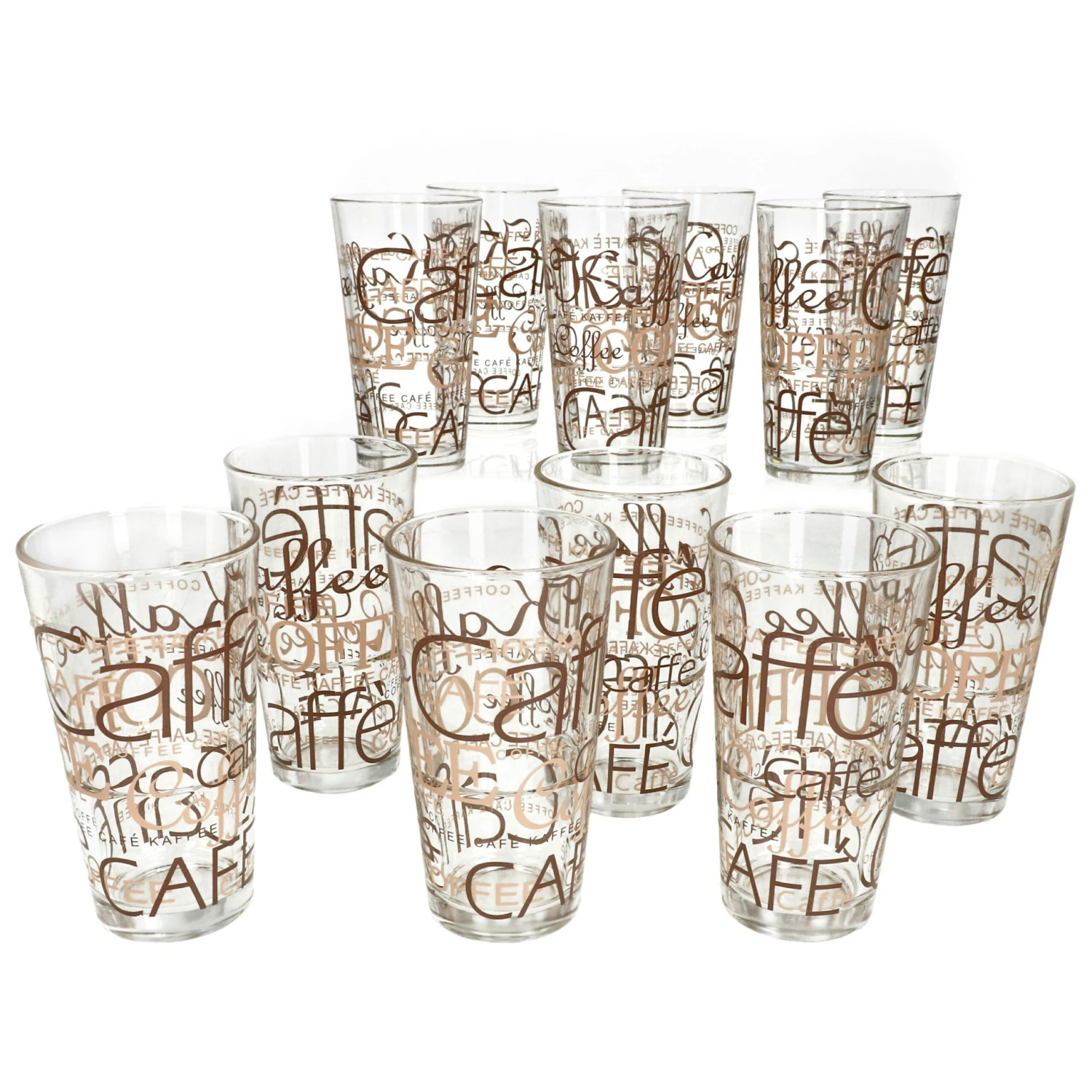 4er Set Latte Macchiato Glas 39cl Stapelbar Coffee Dekor 5 4er Set Latte Macchiato Glas 39cl Stapelbar Coffee Dekor – Bild 5
