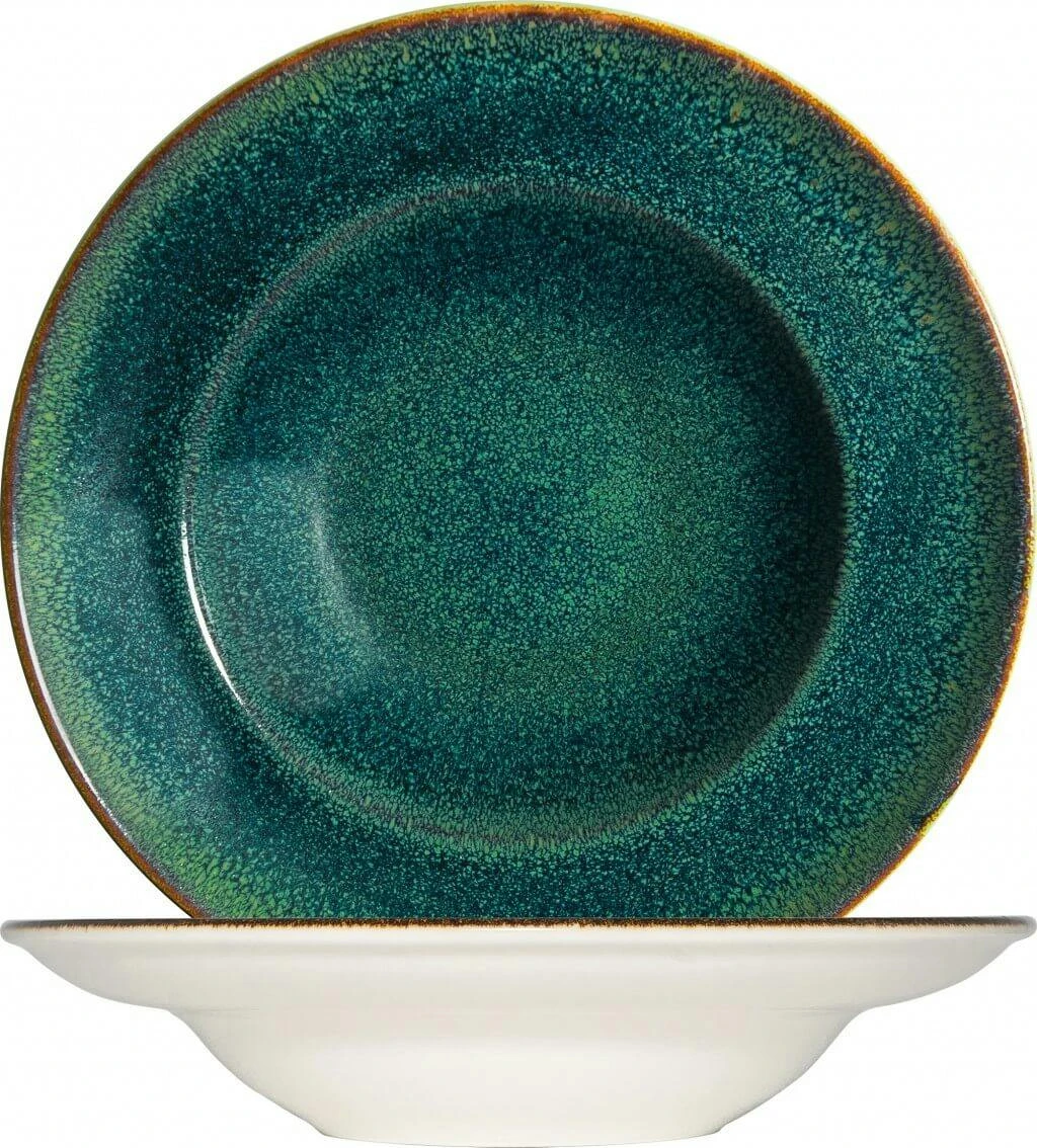 6x Pastateller Geschirr Tief 26cm 79cl Weiß Blau Braun Oval Porzellan Bonna Viento Vago Mediterran 7 6x Pastateller Geschirr Tief 26cm 79cl Weiß Blau Braun Oval Porzellan Bonna Viento Vago Mediterran – Bild 7