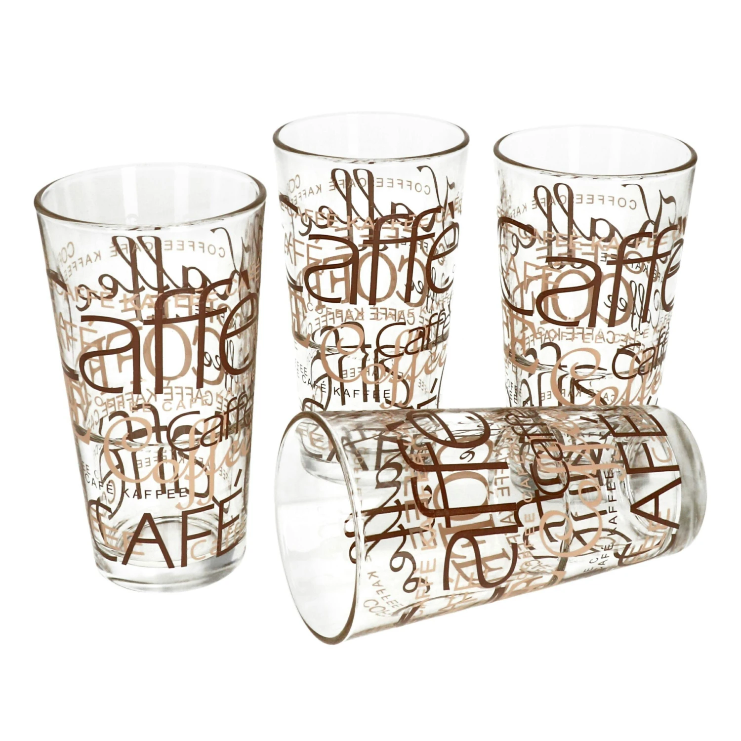 12er Set Latte Macchiato Glas 39cl Stapelbar Coffee Dekor 4 12er Set Latte Macchiato Glas 39cl Stapelbar Coffee Dekor – Bild 4