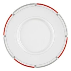 6 X Seltmann Untere Zur Suppentasse 17,5 Cm, Form: Vitalis, Dekor: 34929 Dunkelrotes Band -Besteckladen 1cb2580e 49ac 48cb afa0 347fd8473076