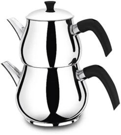 2x Kaffeekanne Aus Edelstahl 18/10, Hochglänzend, Mit Scharnierdeckel, Griffe Stumpf -Besteckladen 1dece37a 87f3 4e7d b4c9 2713949891da 1