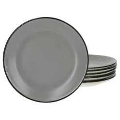 12tlg Frühstücksset Campo Grau Keramik Für 6 Personen -Besteckladen 22c968f1 0232 4367 81bc 422d0b1bcfd9