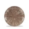 12 X Teller Flach Coup 16,5cm STONECAST Zircon Brown