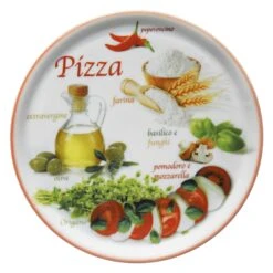 6er Set Pizzateller Napoli Pizzafoods Grün + Rot 33cm - 04018#ZP1 + 04018#ZP2 -Besteckladen 26e38503 5b3d 4627 a4ce 22f41229177e 2
