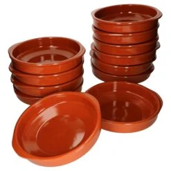 12er Set Cazuela Tonschale Mit Griffen 16 Cm - 99508 -Besteckladen 2dac6636 9fd1 4d95 bd23 1151a359ac89