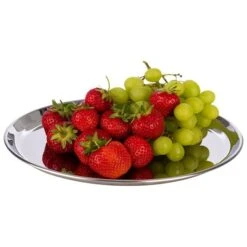 APS Tablett Ø27 Cm, H: 1,5 Cm, Edelstahl, Hochglanzpoliert -Besteckladen 2ded3fd5 e74d 448e 9d62 0165766071d0