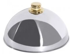 2x Contacto Tellerglocke, Rund, Edelstahl, Tellerdurchmesser: 22,7 Cm - 23,5 Cm, Höhe: 4,5 Cm -Besteckladen 3395e43b 2df7 4ea8 a85a 2411d8f458d5