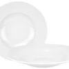 2er Set Pastateller Pasta-Bowl Wellco 30cm Weiß, Rund, Porzellan