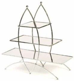 Etagere Stahl 3 Ebenen Ø25/20,5/16xH36,5cm -Besteckladen 388cf268 4999 4de4 896a 14108646ae25