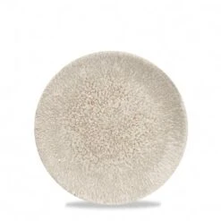 12 X Teller Flach Coup 16,5cm RAKU Agate Grey