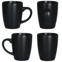6-tlg. Kaffeebecher Set Kattegat Mit Henkel 250 Ml Schwarz Matt -Besteckladen 3967db12 aa67 4aa6 96cd c60d49ab5a82