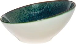 6x Dipschalen Snackteller Schälchen Türkis Blau Grün Geschirr Porzellan Oval Bonna Madera Mint Vago 10cm -Besteckladen 3a701ec3 29a5 47d7 a182 79352fdf417a 1