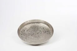 Tablett Rund, Verziert, Mittel Höhe 4,0 Cm Ø 45,0 Cm Aluminium Vernickelt -Besteckladen 3fe0cc30 56b4 445a 956c 9c16d10ef804 4
