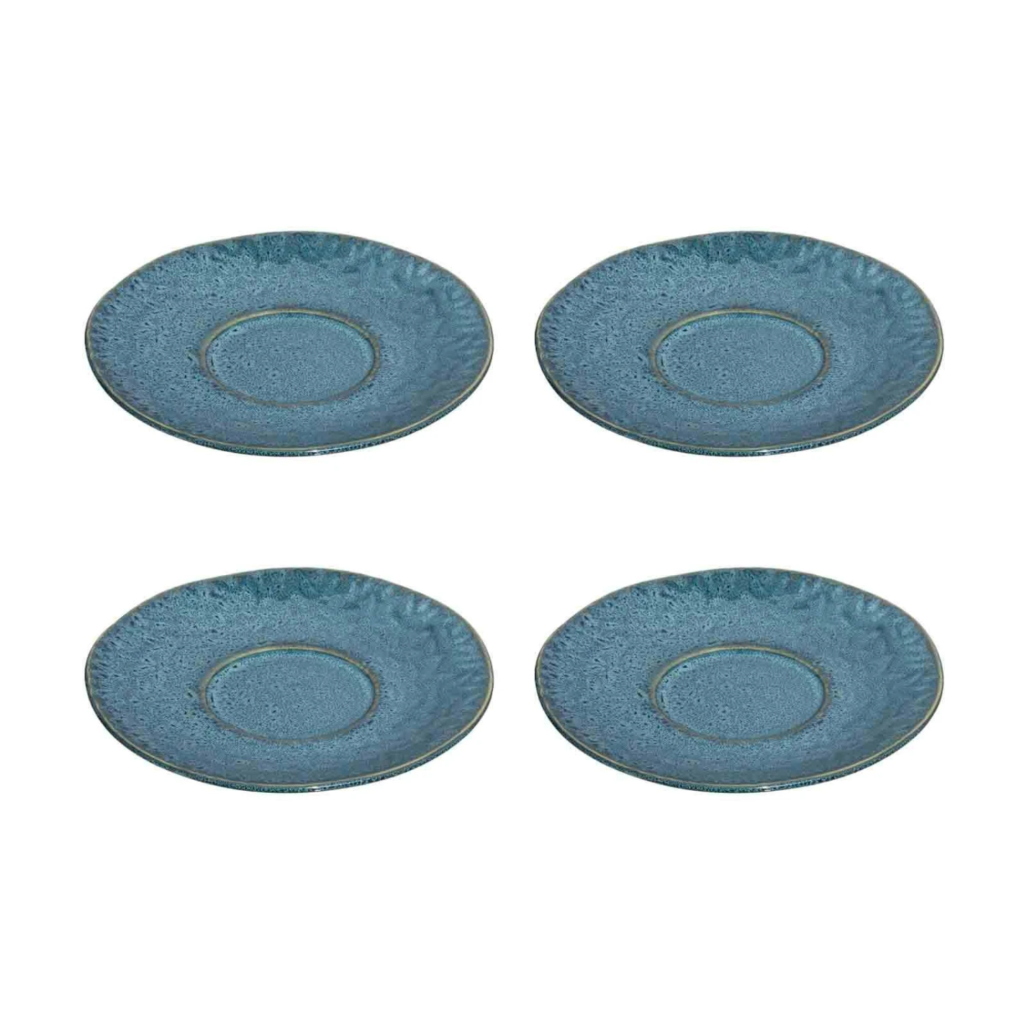 Leonardo MATERA Keramikunterteller 15 Cm Blau Für Becher Und Tasse 4 Leonardo MATERA Keramikunterteller 15 Cm Blau Für Becher Und Tasse – Bild 4