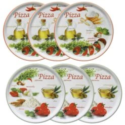 Pizzateller Napoli Pizzafoods Grün 33cm - 04018#ZP1 -Besteckladen 4318d959 6952 4efc 9098 811d67eac611
