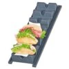 Snack-Präsenter In Wellenform Für 6 Brötchen/Baguettes, LxBxH 590 X 190 X 80 Mm