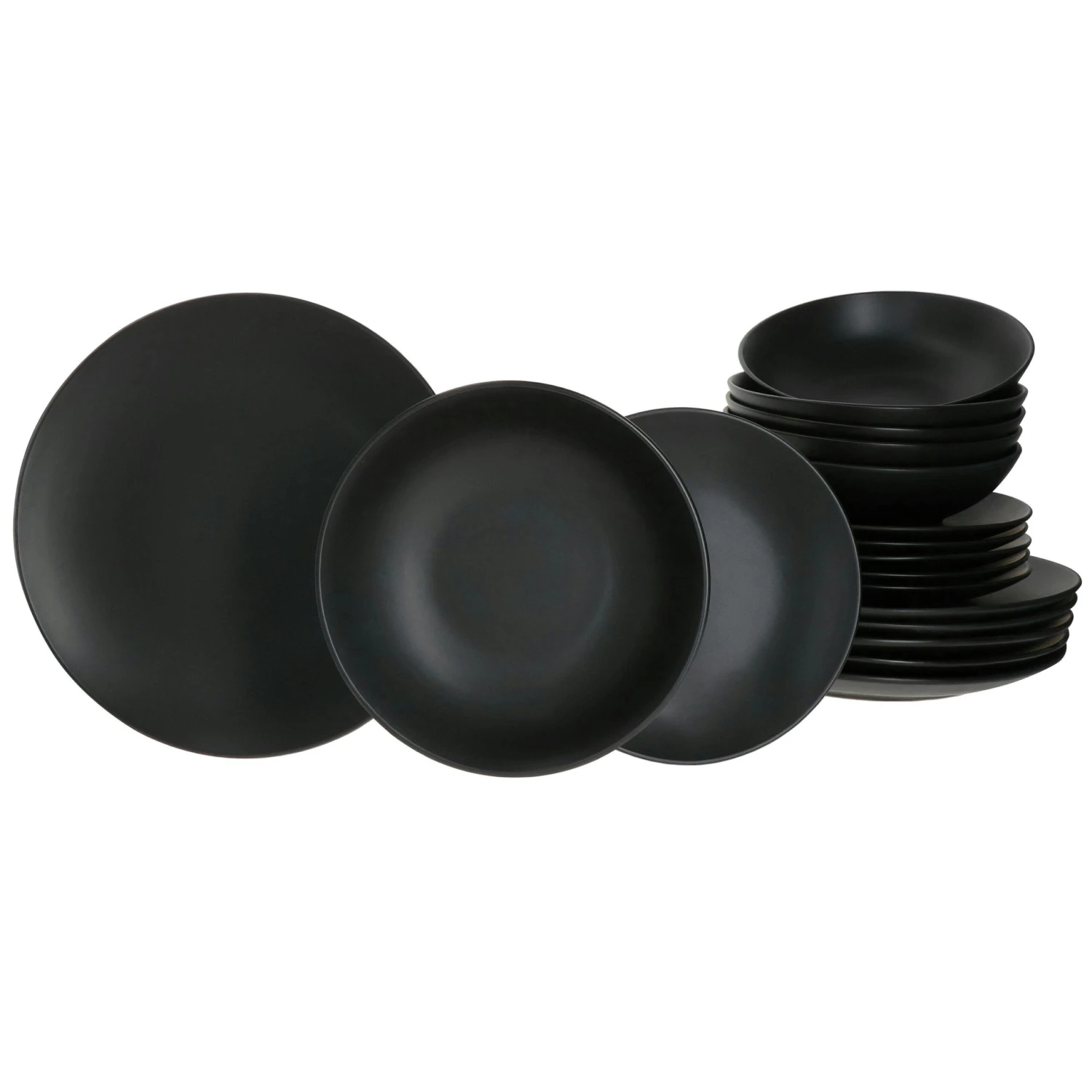 Mambocat 18-tlg. Tellerset Londen Lampart Nero 1 Mambocat 18-tlg. Tellerset Londen Lampart Nero