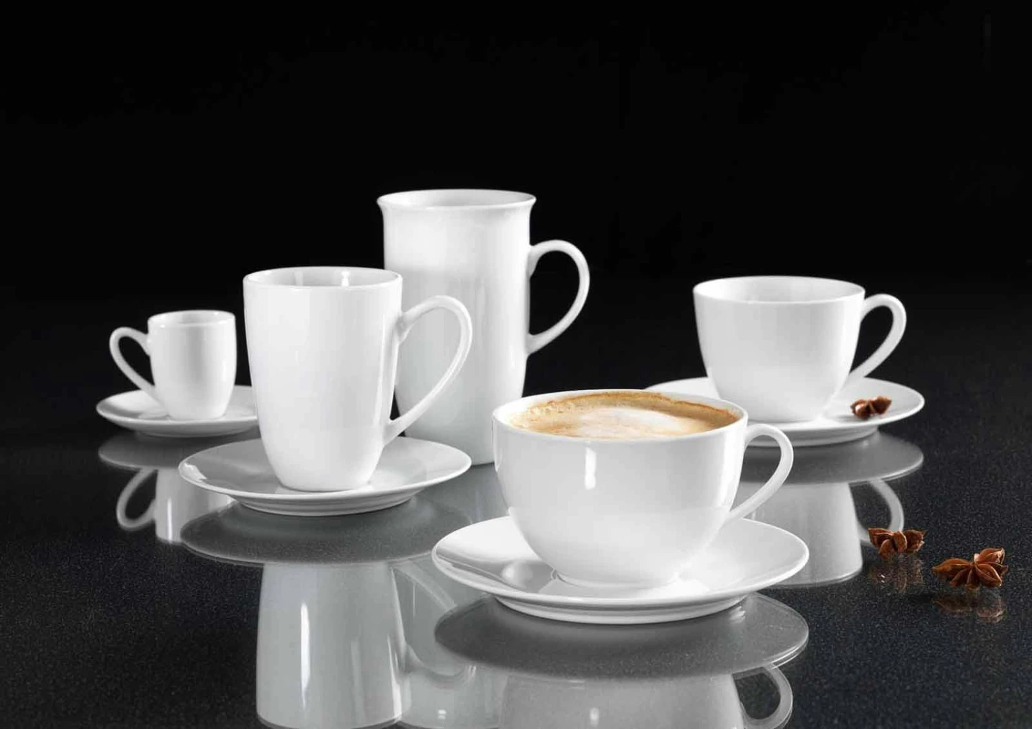 Flirt By R&B Kaffeebecher, Kaffeetasse XXL "Bianco", 473ml, Weiß 6 Stück 7 Flirt By R&B Kaffeebecher, Kaffeetasse XXL "Bianco", 473ml, Weiß 6 Stück – Bild 7