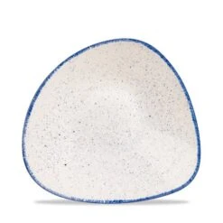 12 X Schale Dreieckig 23,5cm 600ml STONECAST HINTS Indigo
