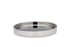 Tablett Rund, Gehämmert Edelstahl D: 39,0cm, H: 4,0cm -Besteckladen 56f57115 3bf3 4eac b0d7 bb90a99a7264 3
