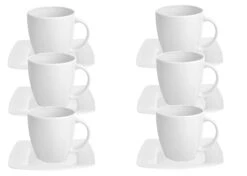 12er Set Kaffeetasse 23,5 Cl Mit Untertasse 15,5cm Ebro Aus Opal-Hartglas -Besteckladen 58374d3a a219 4ff7 a907 ca66e560744f 1