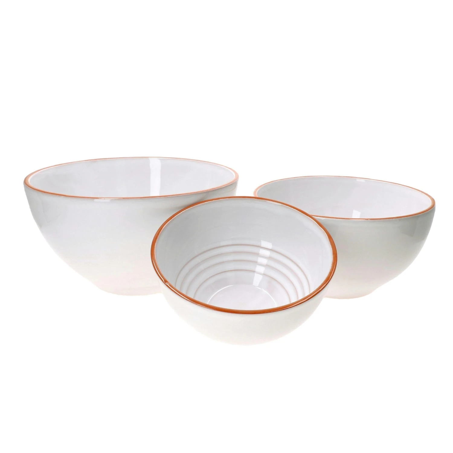 2er Set Ton Schale 17.5cm Weiß - 1830/17.5 2 2er Set Ton Schale 17.5cm Weiß - 1830/17.5 – Bild 2