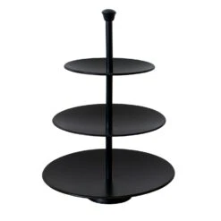 Etagere 3 Ebenen Ø25/20,5/16,5xH36,5cm Metall Schwarz 13 Etagere 3 Ebenen Ø25/20,5/16,5xH36,5cm Metall Schwarz -Besteckladen 5a0e17f7 672a 4c1b 8a80 72f272b03746