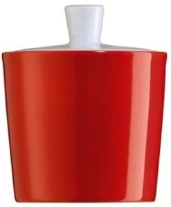 1 X 4-teiliges Zucker- Und Sahneset ADAM, Aus Weißem Porzellan Und Edelstahl. -Besteckladen 5c893186 1f65 414f b652 d3f8b38c5ee7