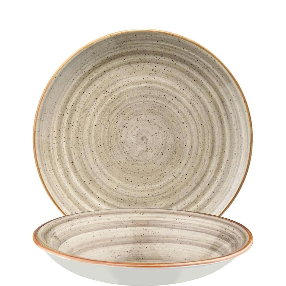 6x Pastateller Geschirr Tief 27cm 45cl Creme Weiß Braun Rund Porzellan Bonna Grain Gourmet Kantenschutz Vintage Retro 6 6x Pastateller Geschirr Tief 27cm 45cl Creme Weiß Braun Rund Porzellan Bonna Grain Gourmet Kantenschutz Vintage Retro – Bild 6