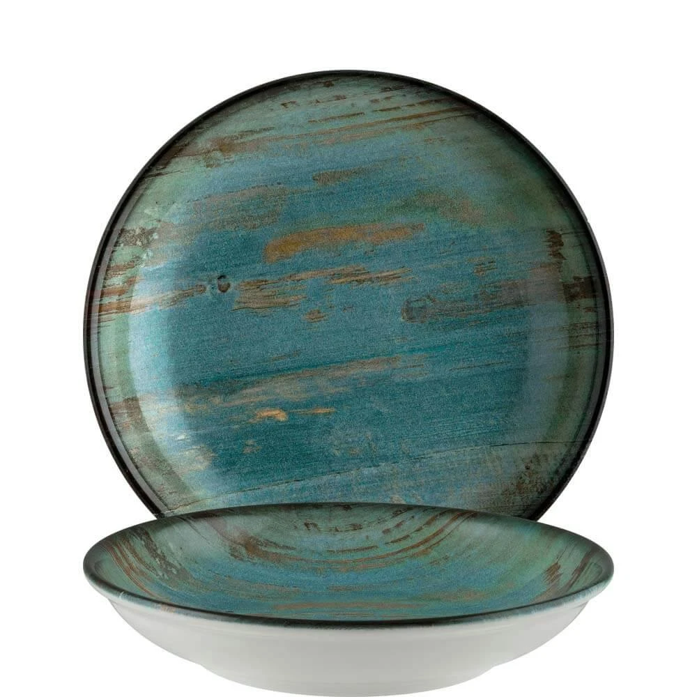 6x Pastateller Geschirr Tief 28cm 160cl Weiß Blau Braun Rund Porzellan Bonna Viento Hygge Mediterran 3 6x Pastateller Geschirr Tief 28cm 160cl Weiß Blau Braun Rund Porzellan Bonna Viento Hygge Mediterran – Bild 3