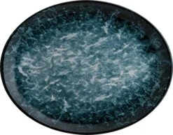 6x Servierplatten Speiseteller Porzellan Geschirr Oval Blau Weiß Schwarz Bonna Sepia Moove 31x24cm Kantenschutz -Besteckladen 609f11fe b84f 4150 9725 eb507319be22