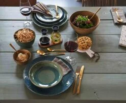 Leonardo MATERA Keramikteller Pizzateller 32 Cm Grün -Besteckladen 66e8a316 6fda 4f75 a144 915eec48f10e