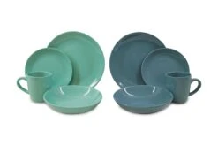 Tarrington House Kombiservice, Steingut, Minzgrün, 16tlg. -Besteckladen 67353d4b 4649 48ed a7a3 51f621a02fbc