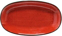 12 X Aura Passion Gourmet Platte Oval 24x14cm * - Bonna Premium Porcelain