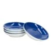 4er Set Schale 10cm Flach Indigo-Blau Doppio - Ritzenhoff 64247