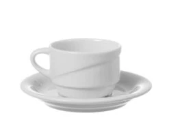 Tasse Gourmet Mit Untertasse 90ml (12 Stück) Von CHEFGASTRO