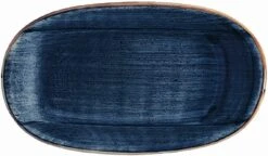 12 X Aura Dusk Gourmet Platte Oval 24x14cm * - Bonna Premium Porcelain