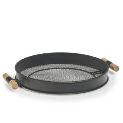 Vip Ahmet Sechseckige Schwarze Glasschale Kristall Tepsi Mermer Desen Serviertablett 35x35cm Schwarz -Besteckladen 74d03ae8 a515 4b2b 8402 6a221f815b66