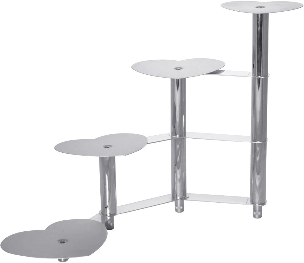 1 X SCHNEIDER Etagen-Tortenständer, 5-tlg, Silber, Quadratisch 5 -teilig / -floors 4 1 X SCHNEIDER Etagen-Tortenständer, 5-tlg, Silber, Quadratisch 5 -teilig / -floors – Bild 4