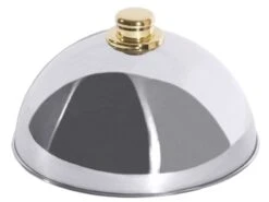 2x Tellerglocke 25 Cm Mit Knopfgriff Aus Edelstahl -Besteckladen 78cbb3a8 e518 4482 be5a 3df0957665c1