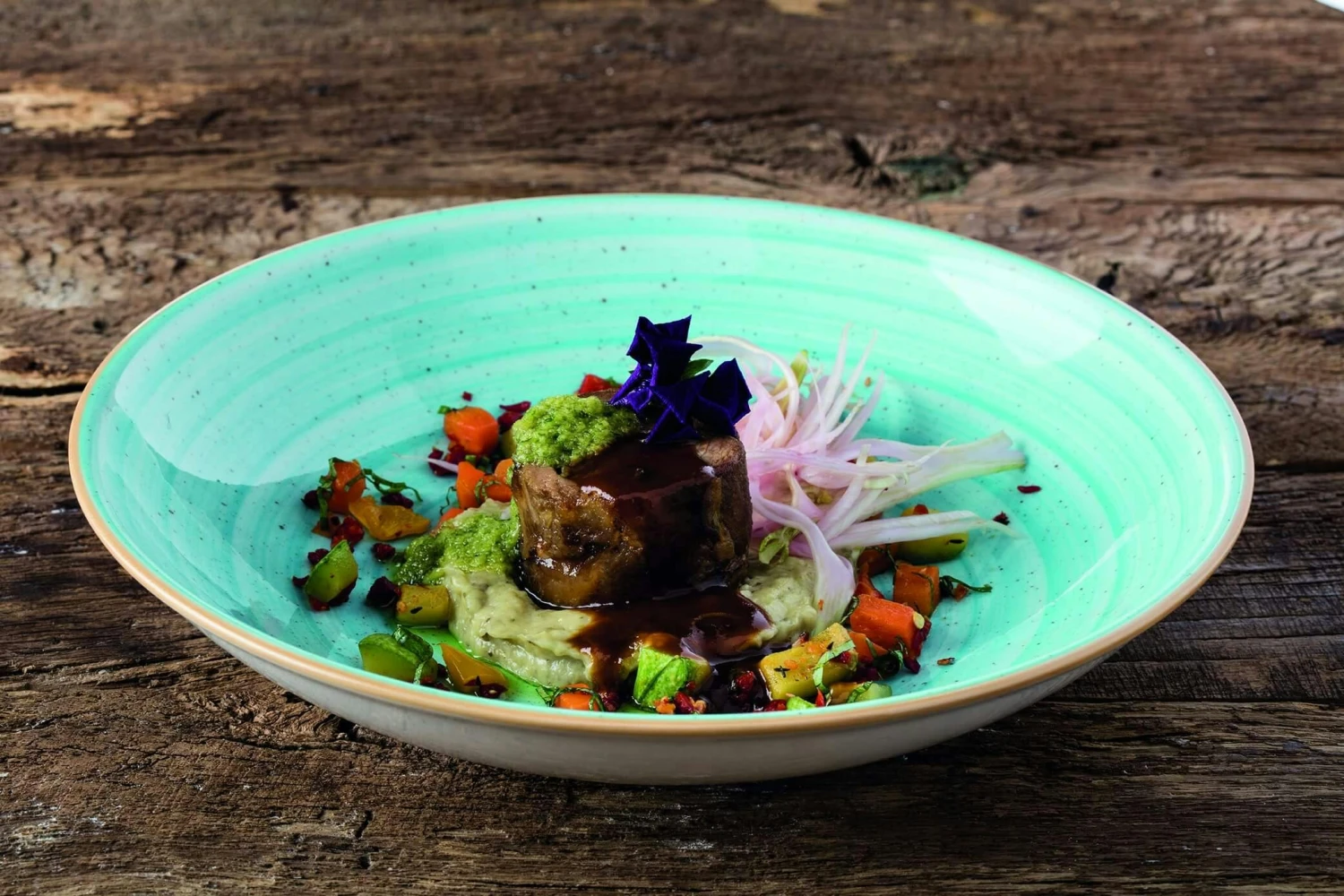 6x Pastateller Geschirr Tief 25cm 130cl Türkis Creme Rund Porzellan Bonna Aura Aqua Bloom Kantenschutz 6 6x Pastateller Geschirr Tief 25cm 130cl Türkis Creme Rund Porzellan Bonna Aura Aqua Bloom Kantenschutz – Bild 6