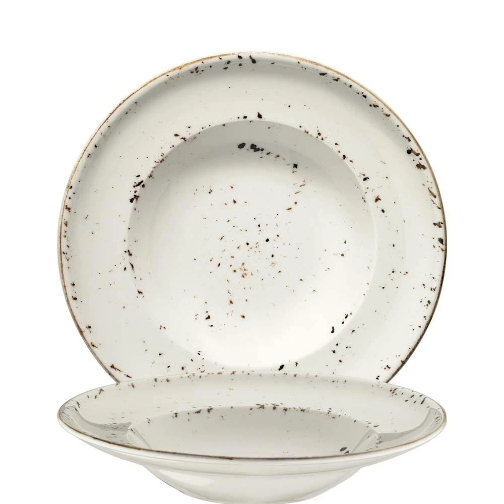 6x Pastateller Schale Geschirr Tief 22cm 85cl Weiß Creme Braun Porzellan Bonna Grain Vanta Vintage Retro 5 6x Pastateller Schale Geschirr Tief 22cm 85cl Weiß Creme Braun Porzellan Bonna Grain Vanta Vintage Retro – Bild 5